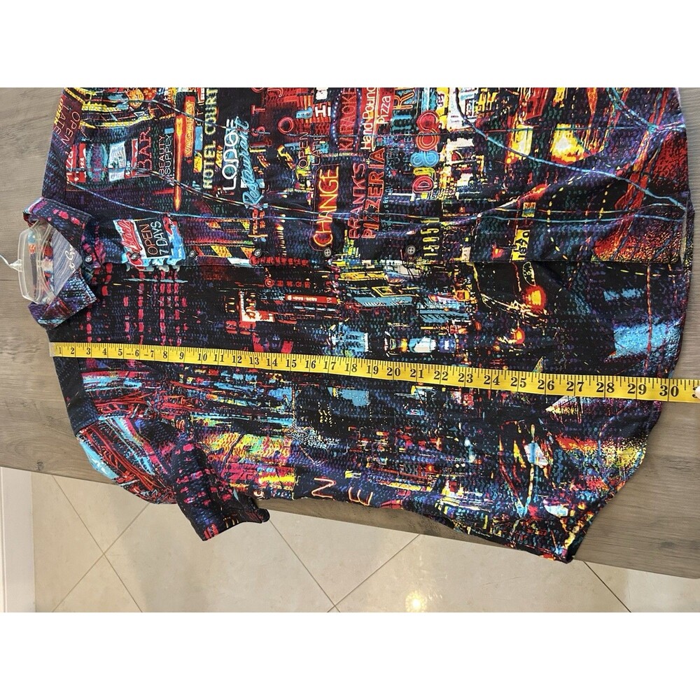 Robert Graham Hustle N Bustle Classic Fit Short Sleeve Size 2XL - Picture 9 of 9